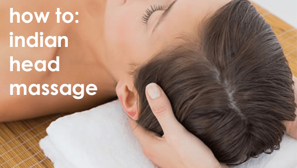 Indian head self-massage